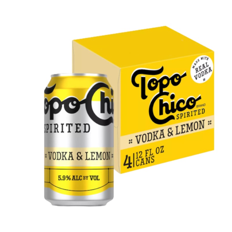 Topochico Spirited Vodka & Lemon Chilton 12oz 4-Pack Can
