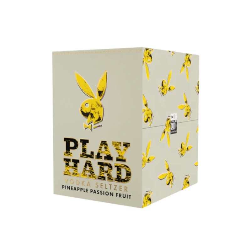 Play Hard Pineapple Passion Fruit 12oz 4-Pack Can