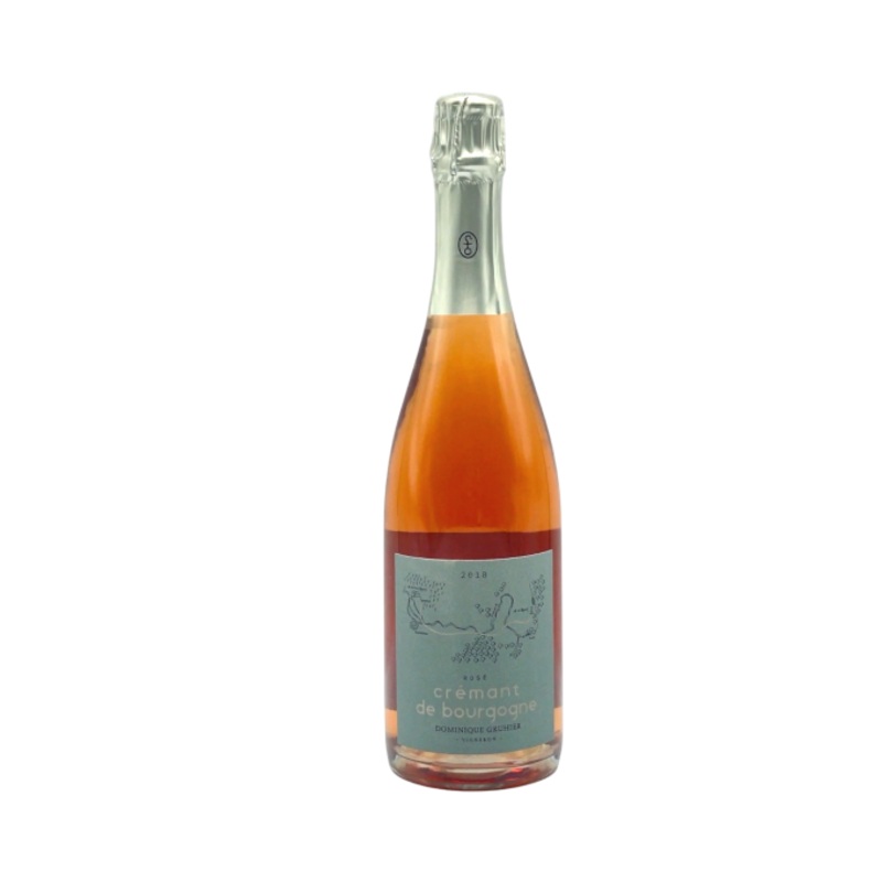 Domaine Dominique Gruhier Cremant de Bourgogne Extra Brut Rose  2018 750ml