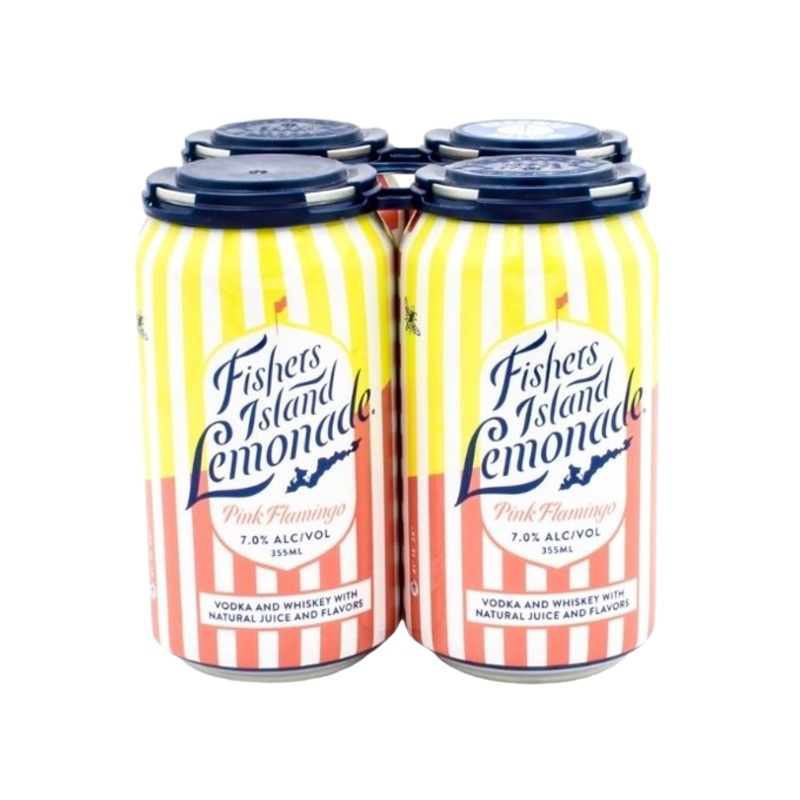 Fishers Island Lemonade Pink Flamingo 355ml 4-Pack Can