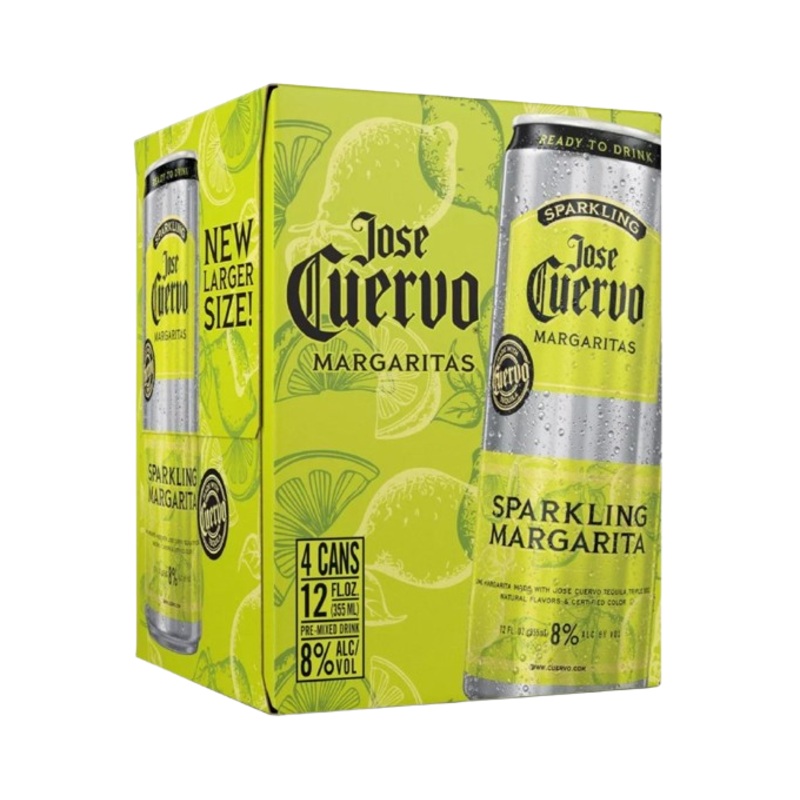 Jose Cuervo Classic Lime Margarita 355ml 4-Pack Can