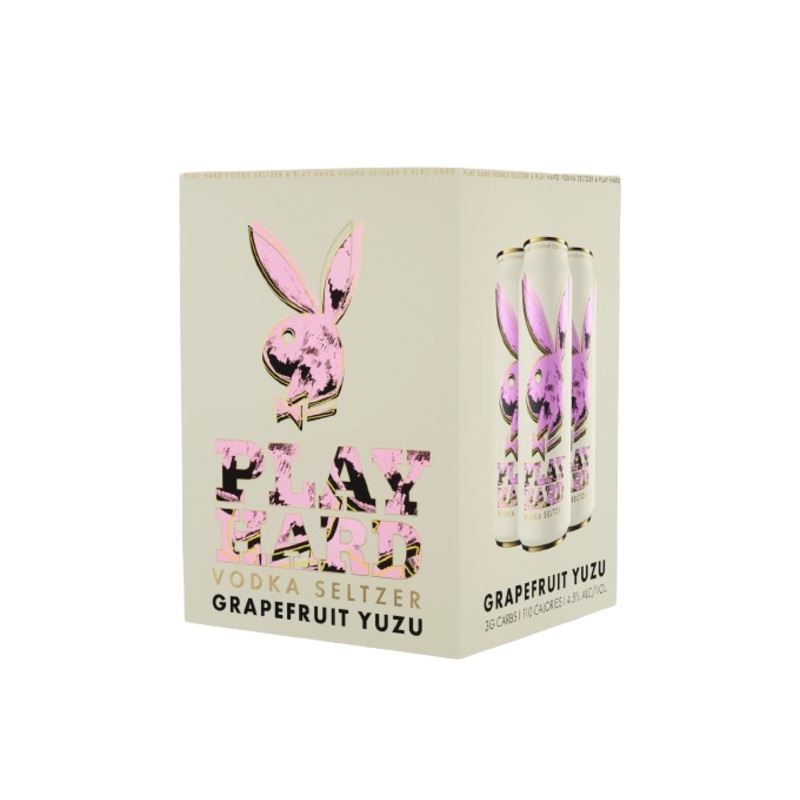 Play Hard Grapefruit Yuzu 12oz 4-Pack Can
