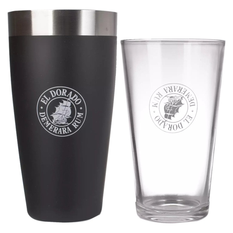 El Dorado Boston Cocktail-Shaker with glass [box, 6 pcs]