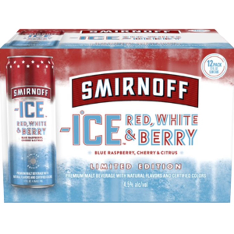Smirnoff Ice Red, White and Berry