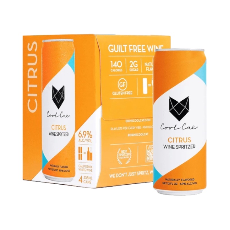 Cool Cat Citrus 12oz 4-Pack Can