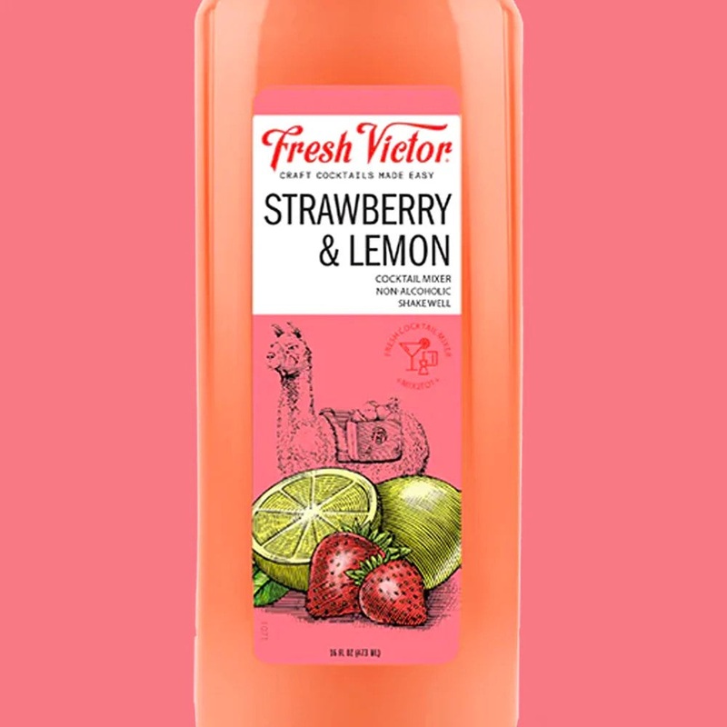 Fresh Victor Strawberry & Lemon 64oz