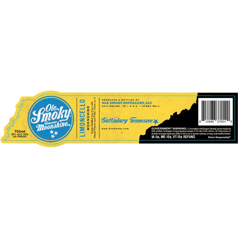 Ole Smoky Limoncello Moonshine