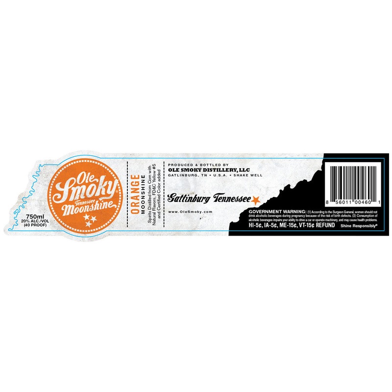 Ole Smoky Orange Moonshine 750ml