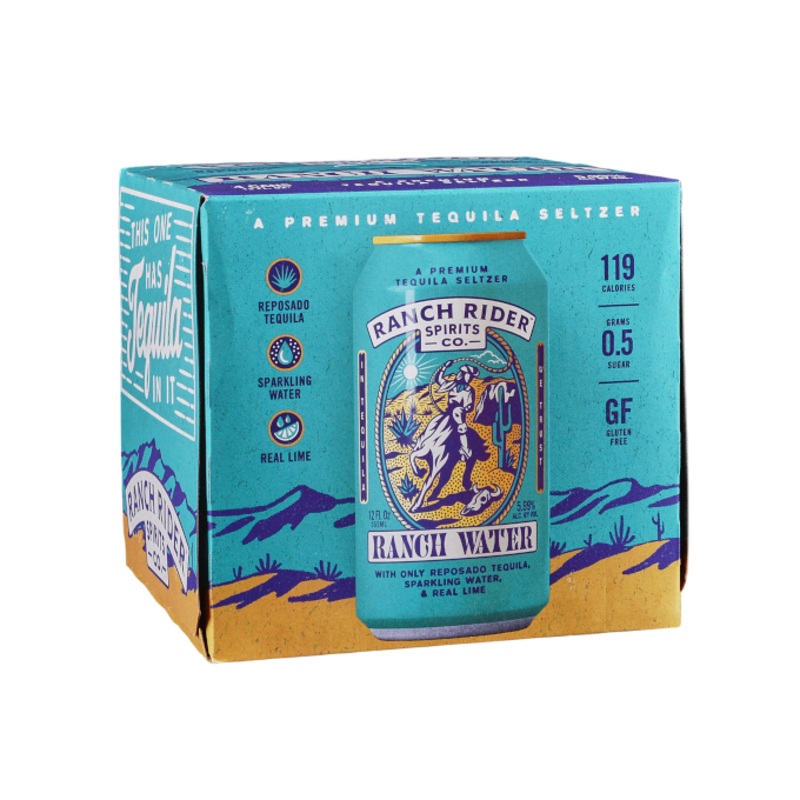Ranch Rider Ranch Water 12oz 4-Pack Can