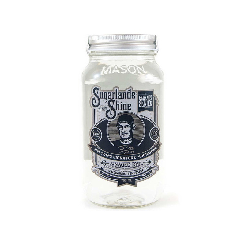 Sugarlands Shine Jim Tom Hedrick's Unaged Rye 750ml