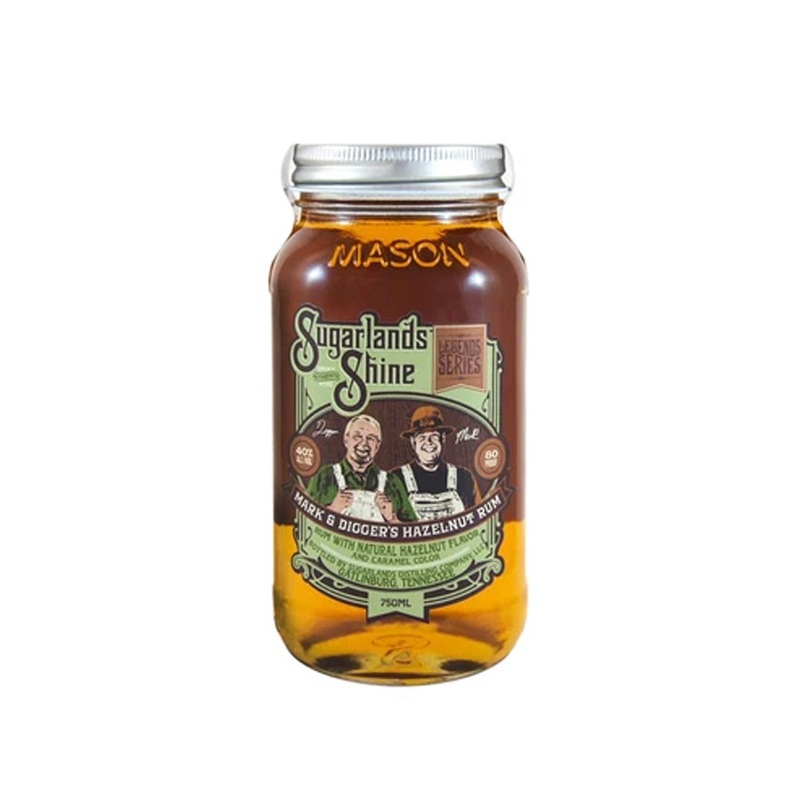 Sugarlands Shine Mark & Diggers Hazelnut Rum 750ml