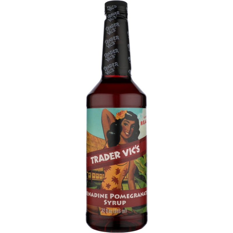 TRADER VICS GRENADINE POM SYRP PET