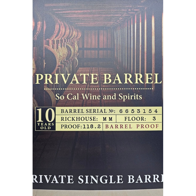 Elijah Craig Barrel Proof Store Pick  6653154