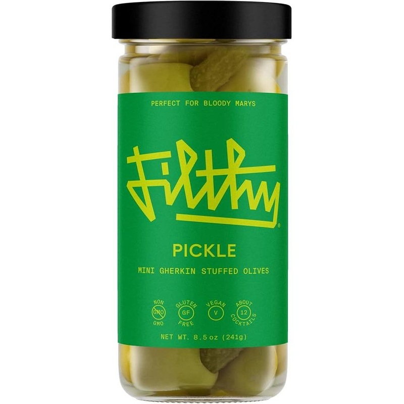 Filthy Pickled Stuffed Olives Garnish