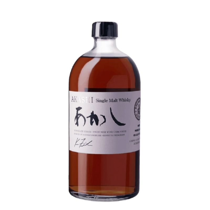 Akashi Sommelier Series Pinot Noir Wine Cask Finish Single Malt Whisky  - 750ML
