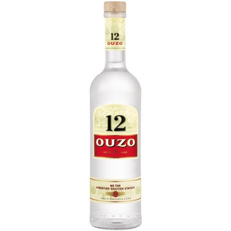 Ouzo #12 80 Proof 750ml