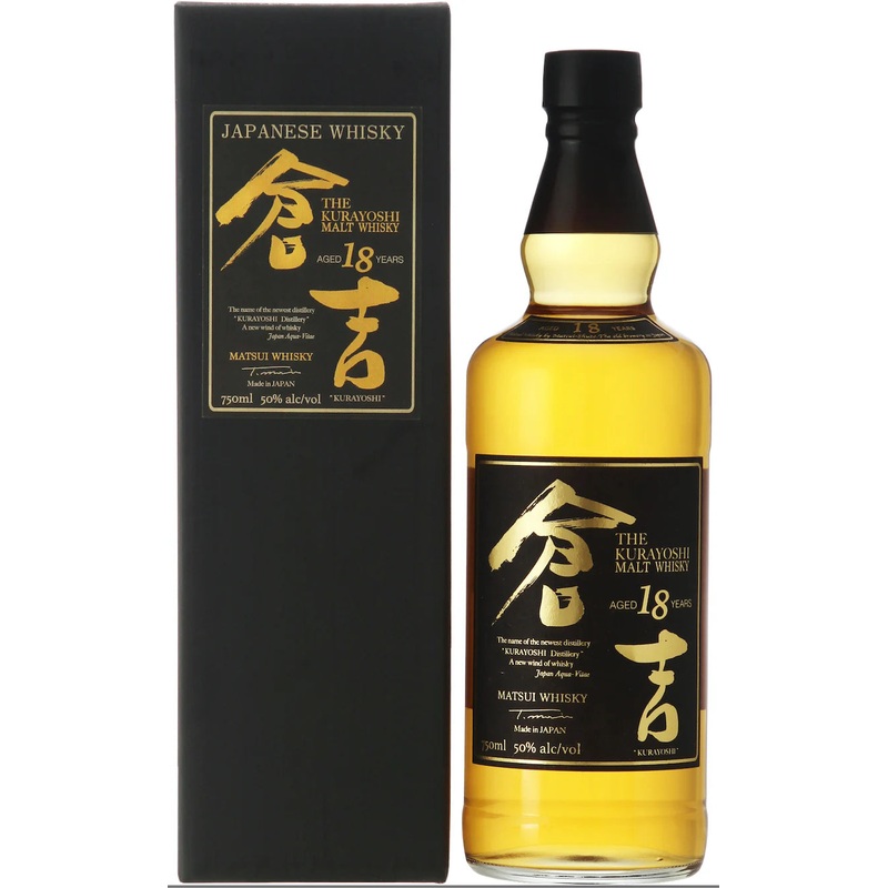 THE KYURAYOSHI AGED 18 YEARS JAPANESE PURE MALT WHISKEY