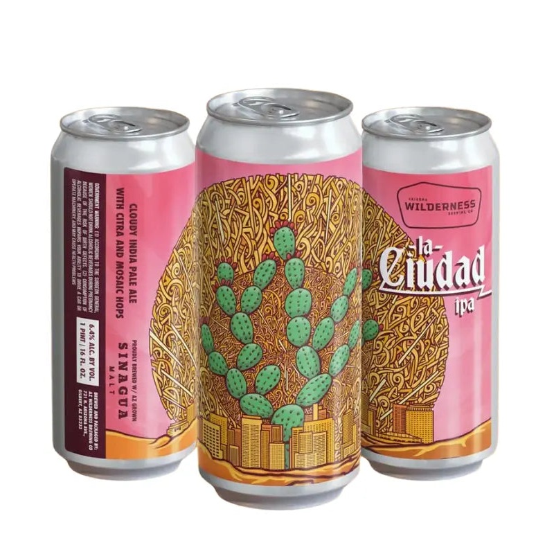 Arizona Wilderness Brewing Co. La Ciudad IPA - 4 Pack