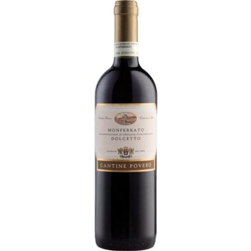 CANTINE POVERO DOLCETTO MONFERRATO 750ML