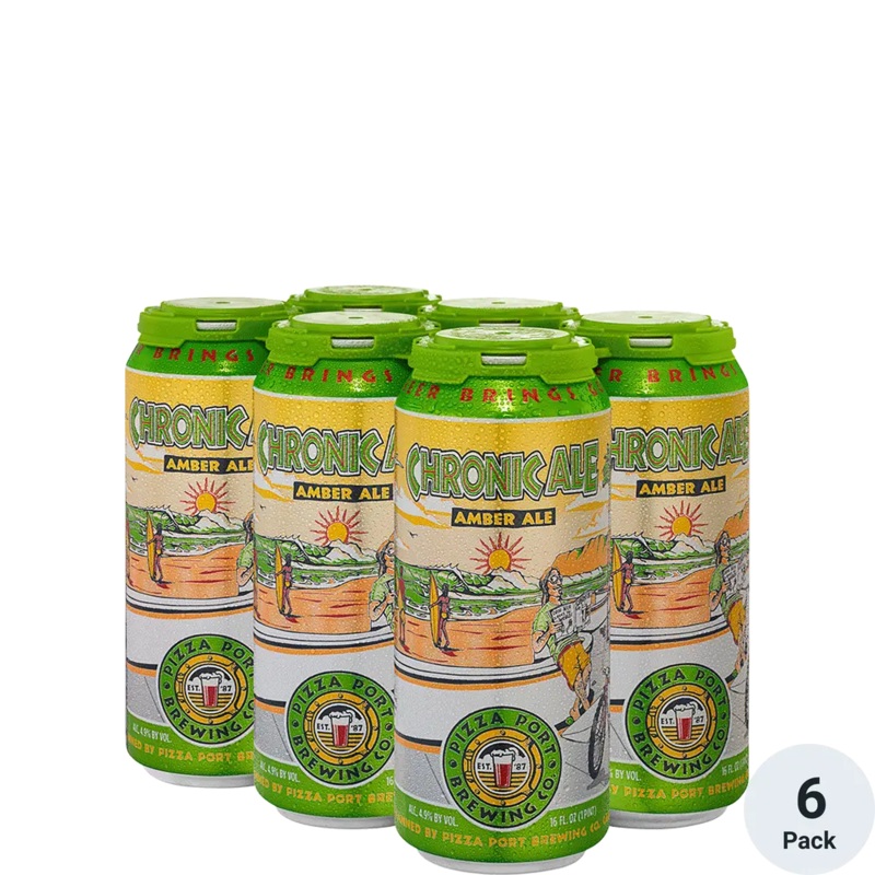 Pizza Port Chronic Ale 16oz 6 Pack Can