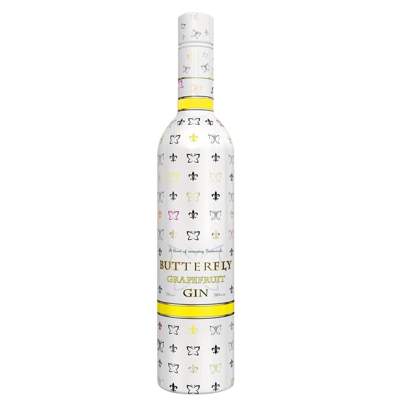 Butterfly Grapefruit Gin, 70 cl