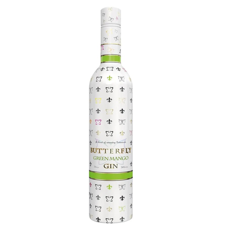 Butterfly Green Mango Gin, 70 cl