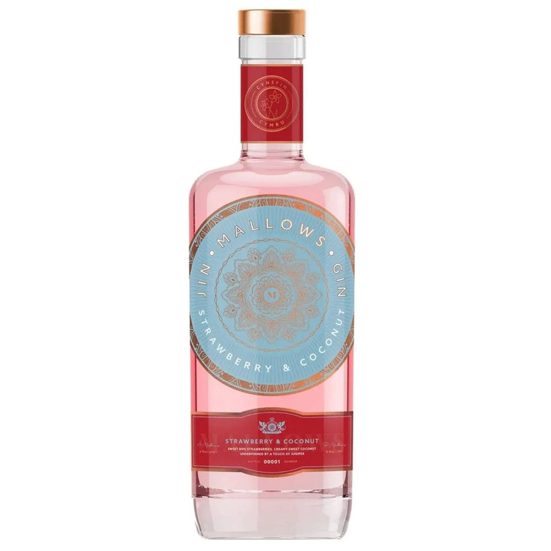 Mallows Strawberry & Coconut Gin, 70 cl