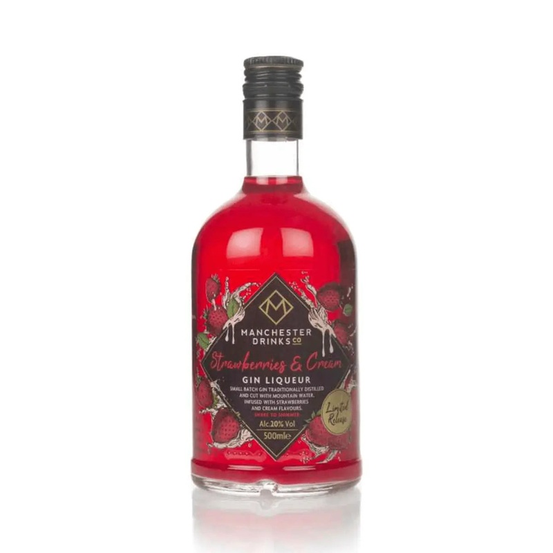 Manchester Drinks Co. Strawberries & Cream Gin Liqueur, 50 cl