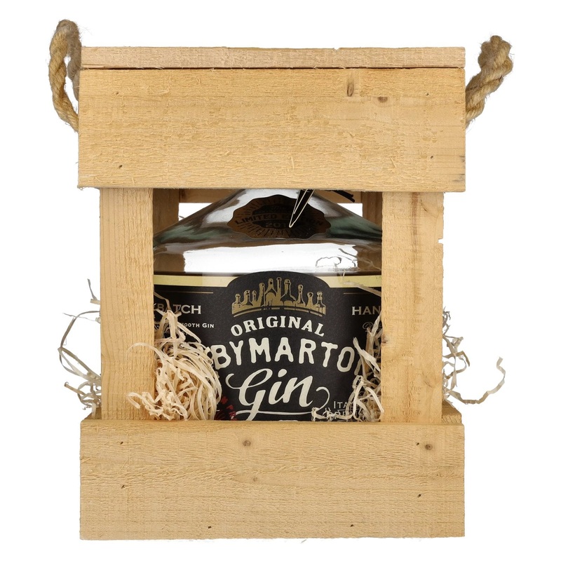 Roby Marton Gin Original Italian Premium Dry 47% Vol. 2l in wooden box