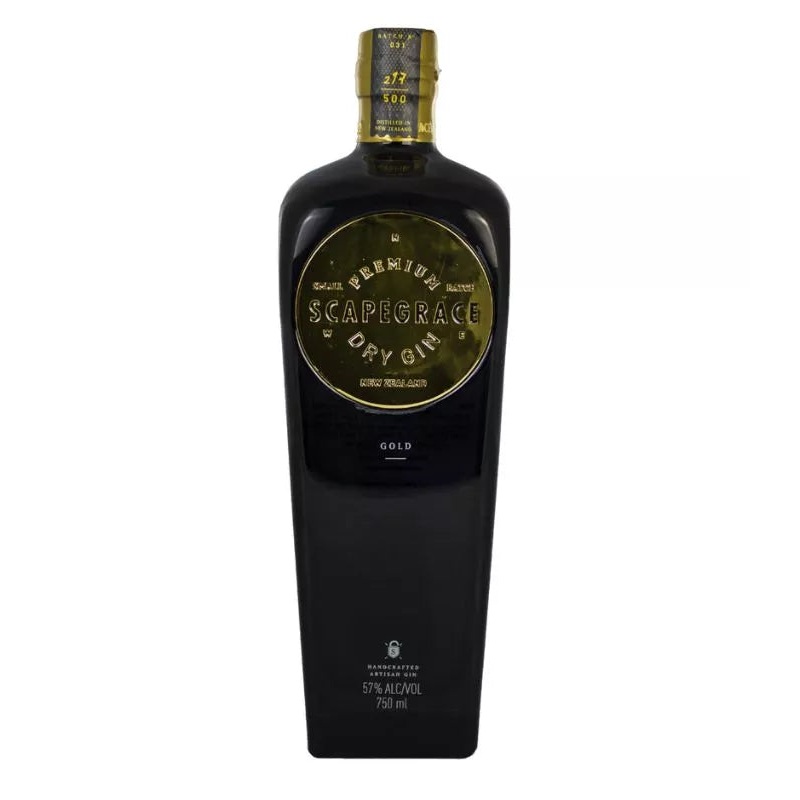 Scapegrace Premium Gold Dry Gin 750mL