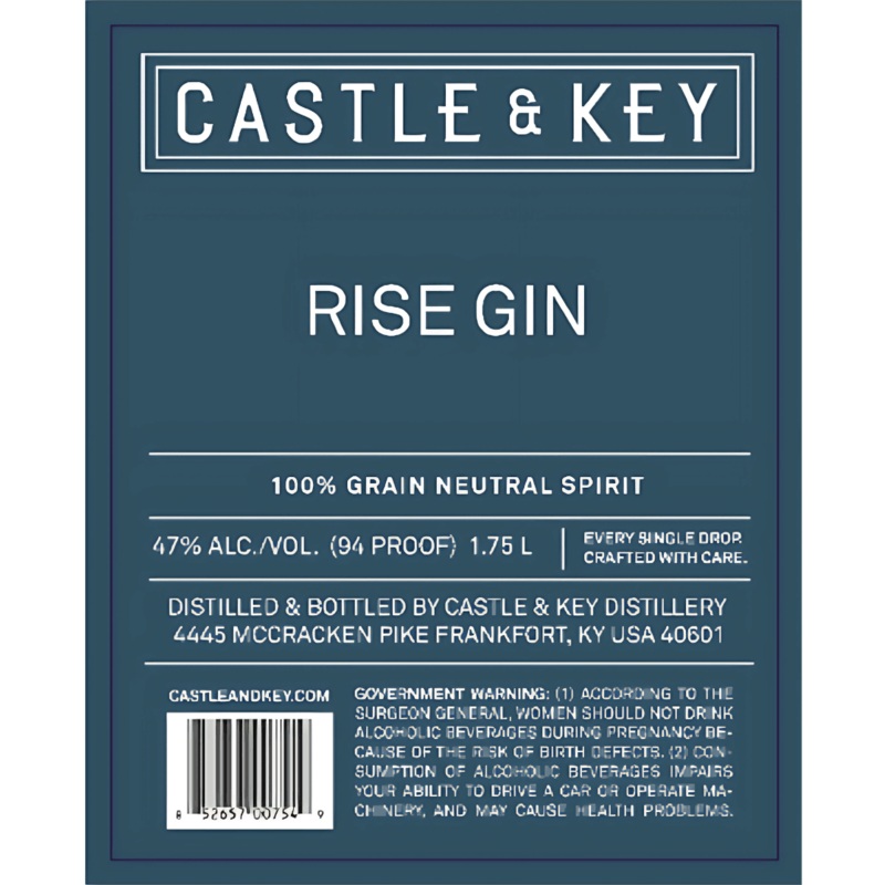 Castle & Key Rise Gin