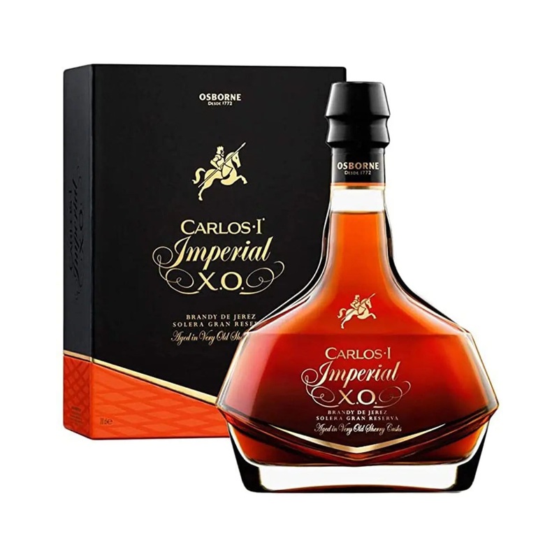 Carlos I Imperial XO Gran Reserva Brandy de Jerez Gift Box, 70 cl