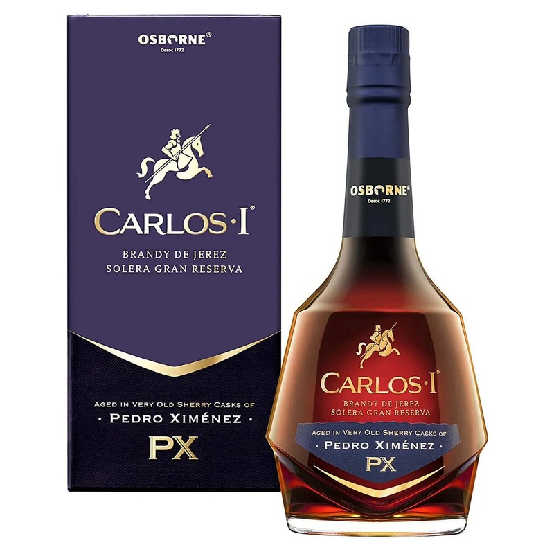 Carlos I Pedro Ximenez Brandy de Jerez Gift Box, 70 cl