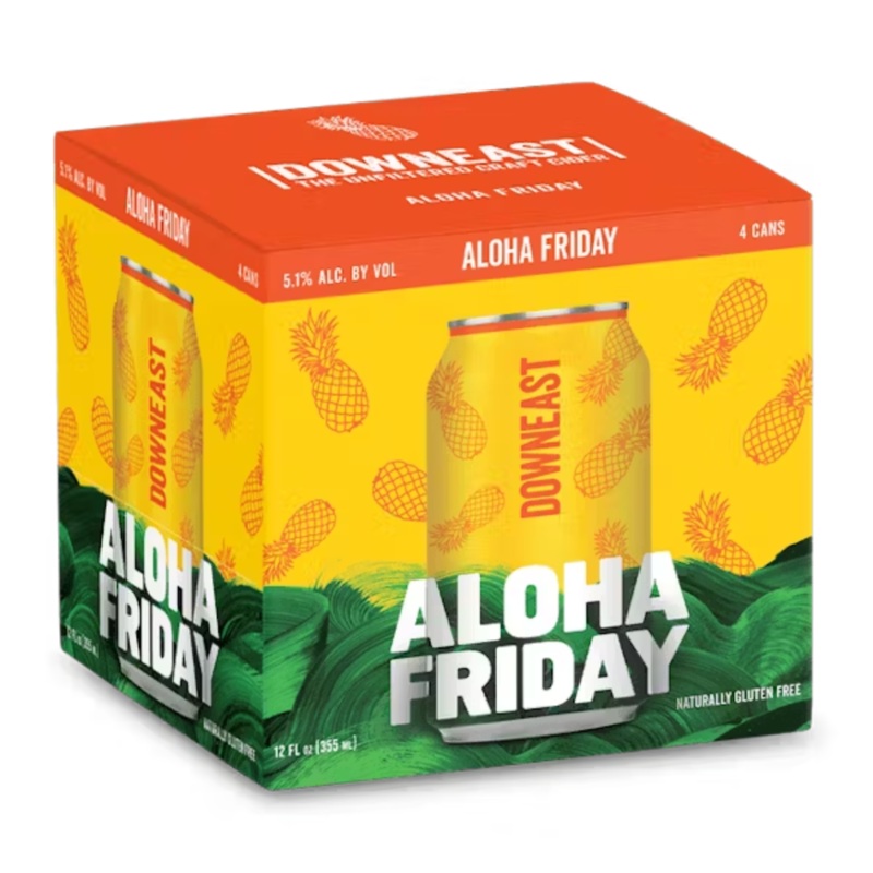 Downeast Aloha Friday 4Pk 12 oz