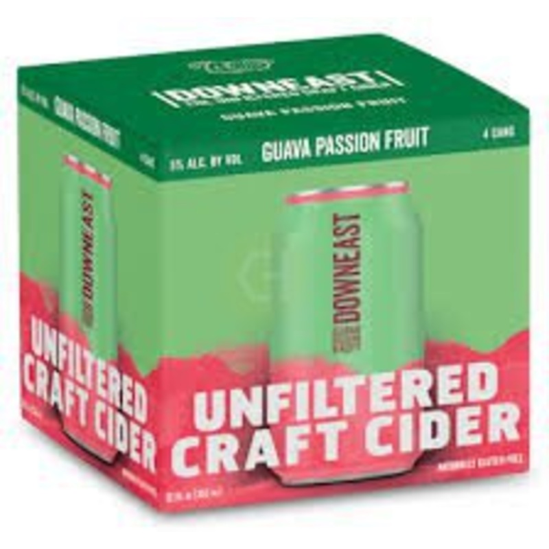 Downeast Guava Passionfruit 4pk Cans 12 OZ