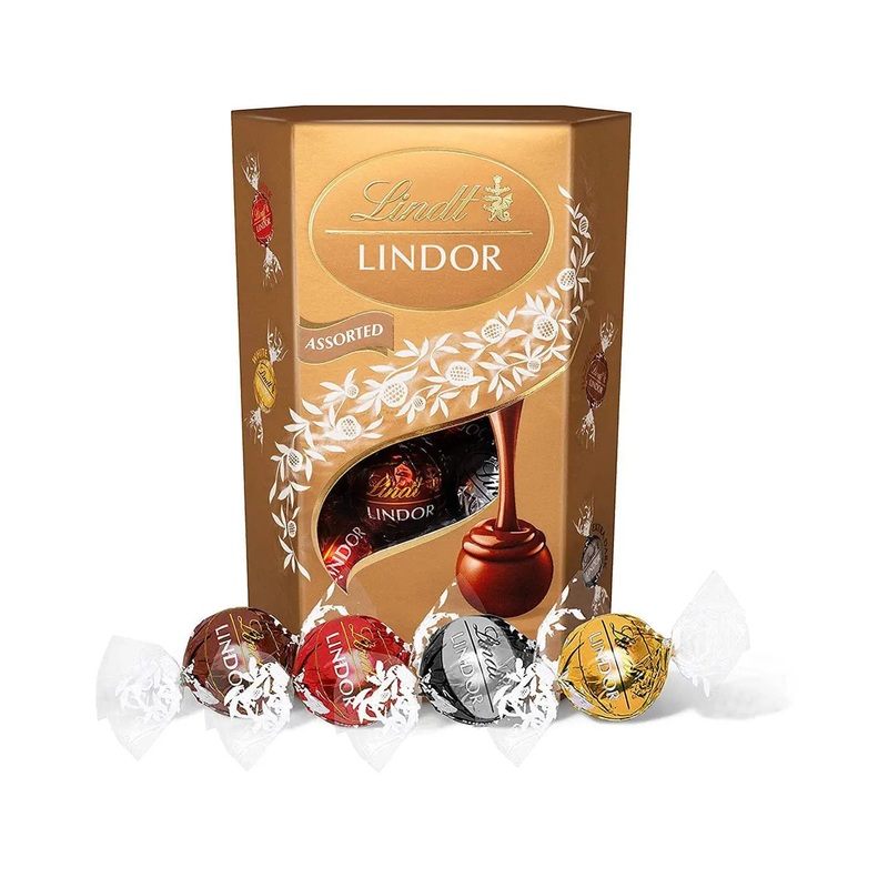 Lindt Lindor Assorted Chocolate Cornet, 200 g