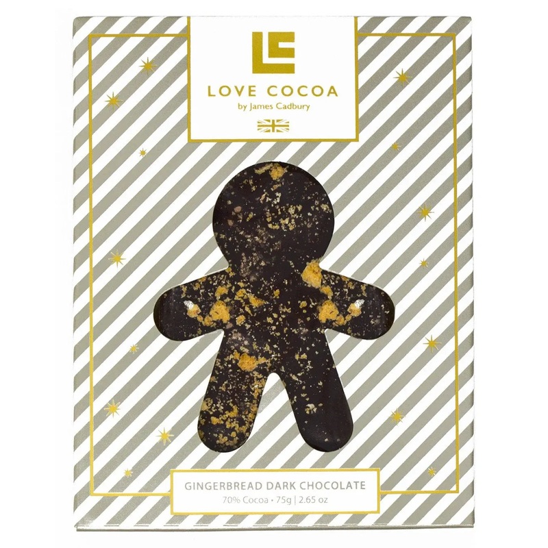 Love Cocoa Gingerbread Dark Chocolate Bar, 75 g