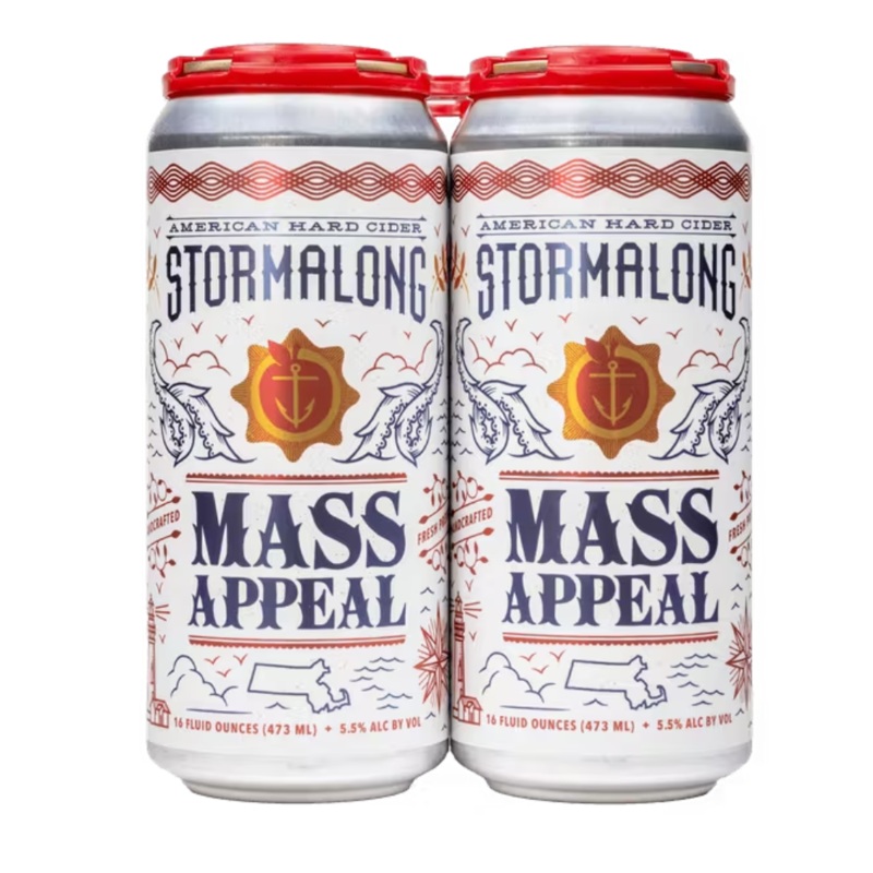 Stormalong Mass Appeal 4pk Can 12oz