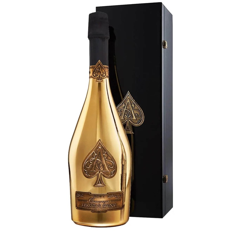 Armand de Brignac Ace of Spades Brut Gold Champagne Gift Pack, 75 cl