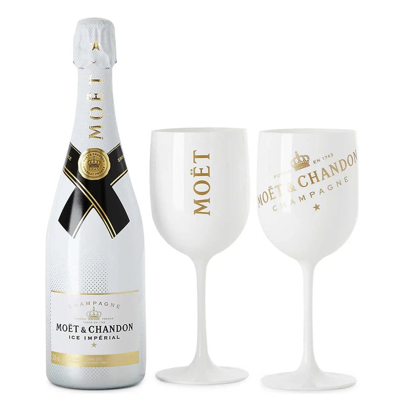 Mot & Chandon Ice Imprial Champagne Glass Pack, 75 cl