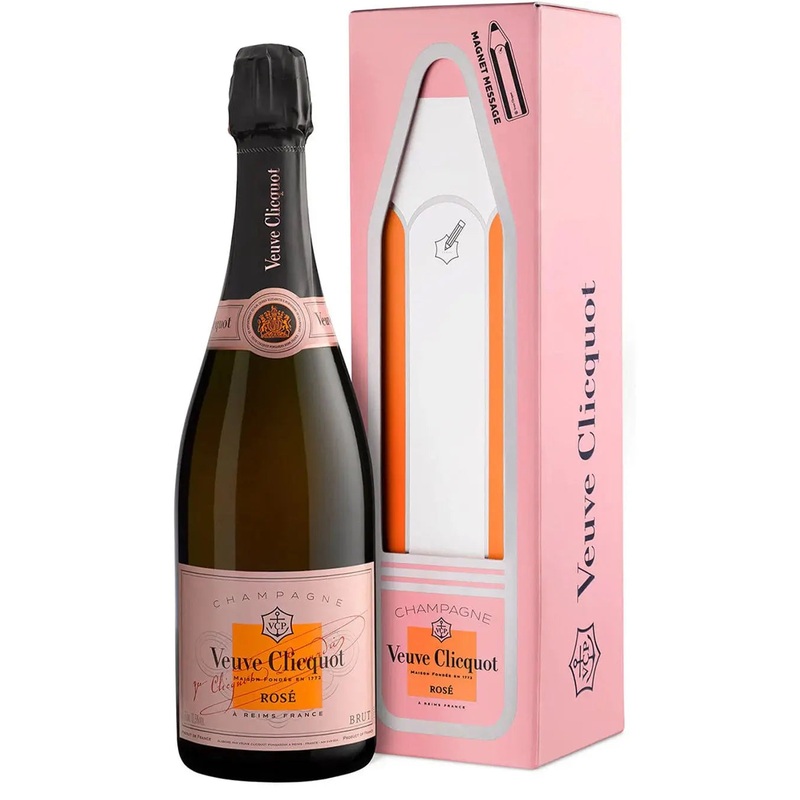 Veuve Clicquot Ros Magnet Message Champagne, 75 cl