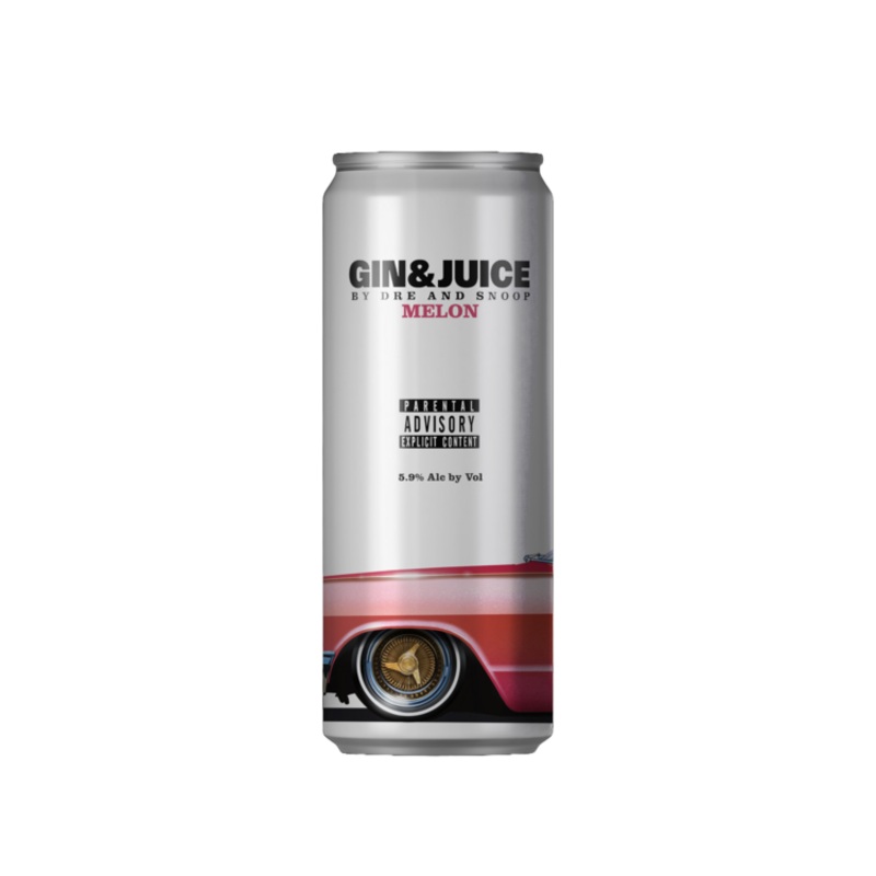 GIN&JUICE CKTL MELON 11.8 CAN 6/4P