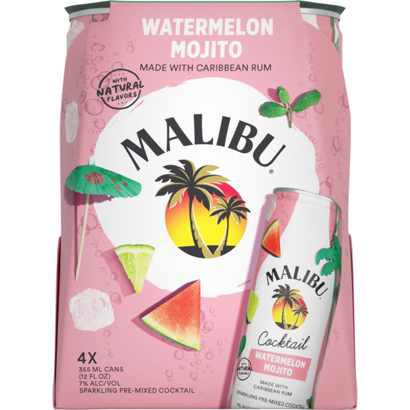 MALIBU CKTL WTRMLN MOJITO 14CAN4P