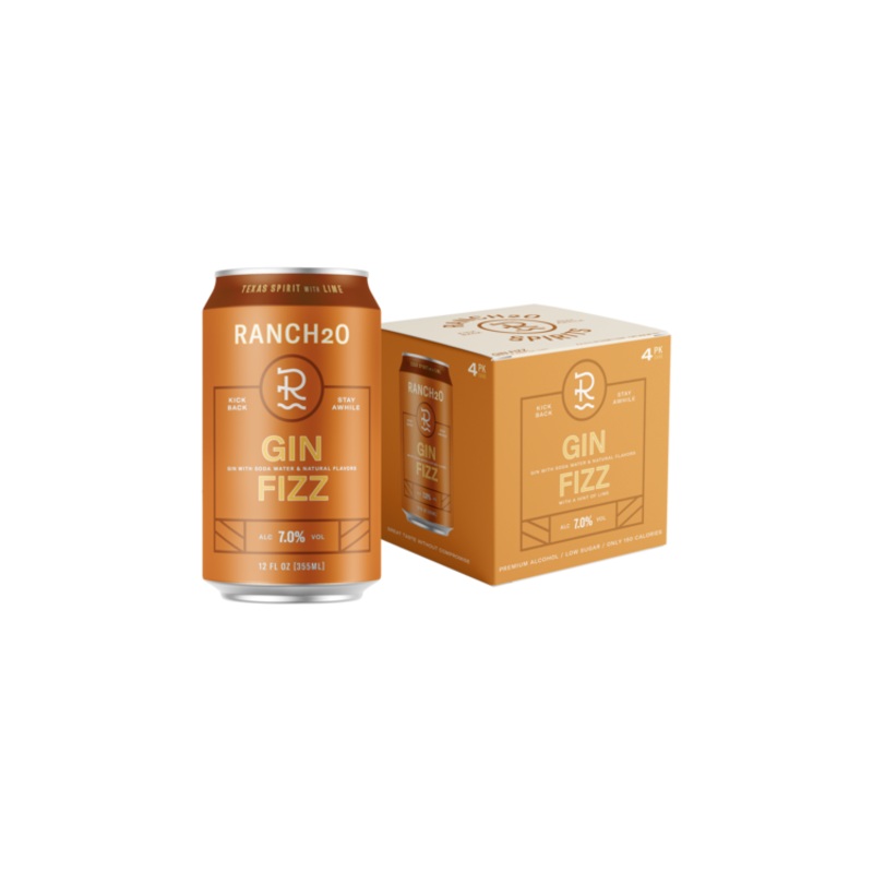 RANCH2O CKTL GIN FIZZ 14 CAN 6/4PK