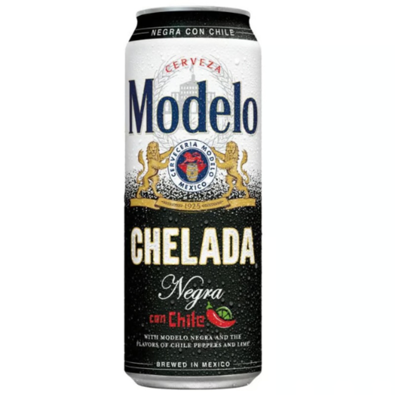 Modelo Chelada Negra con Chile 24oz can