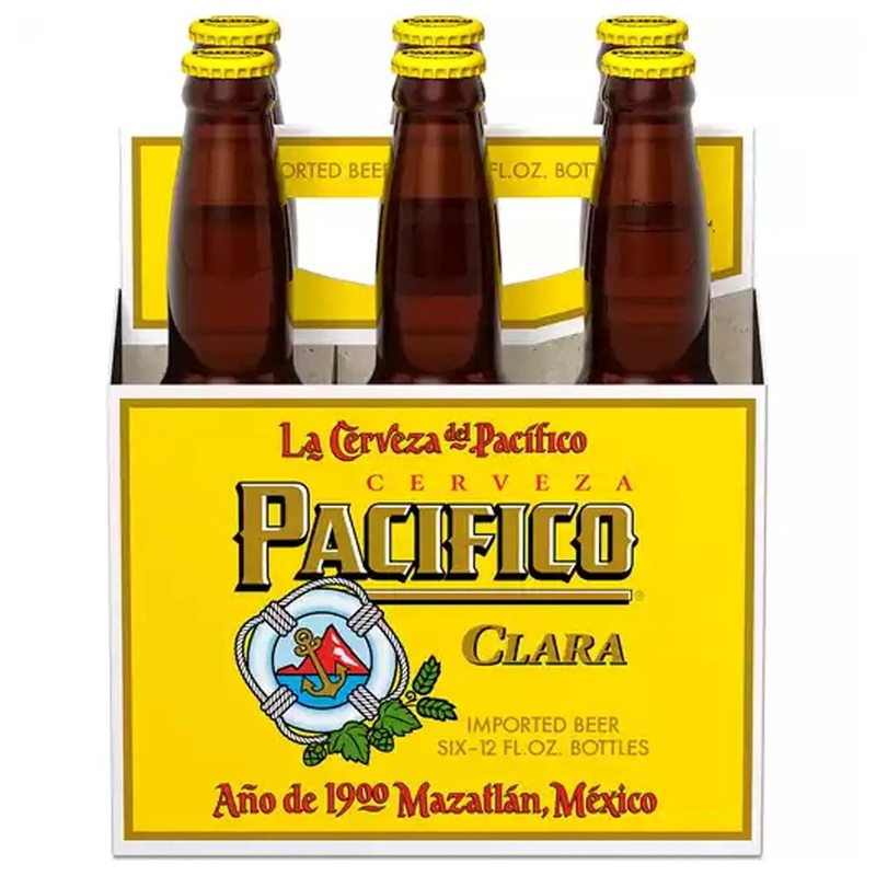 Pacifico Clara Lager Beer - 6pk/12 fl oz Bottles