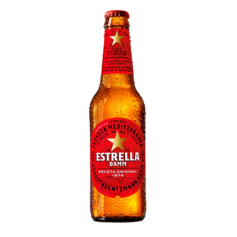 Estrella Damm Lager Bottle 33CL