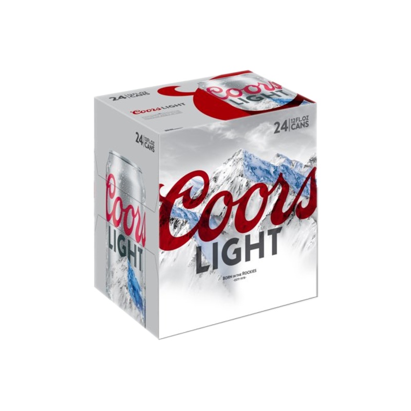 Coors Light 12oz 24-Pack Can