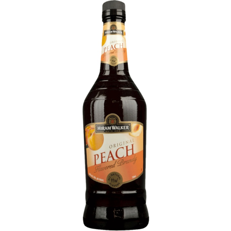 H WALKER PEACH BRANDY 60
