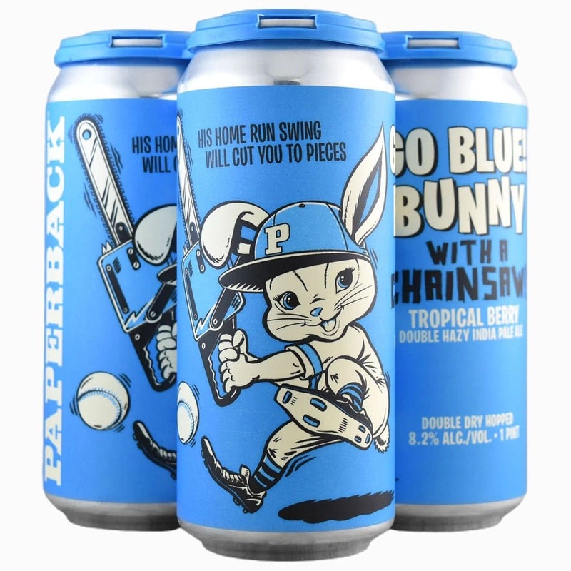 Paperback Go Blue Bunny Double Hazy IPA Beer